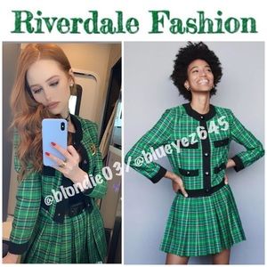 Maje | Plaid Jacket with 4 Pockets 36/4